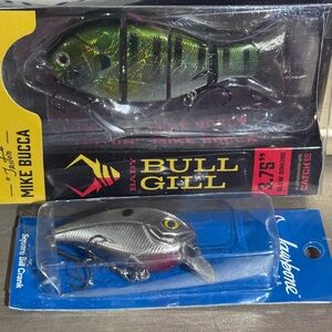 Baby Bull Gill Fishing Lure and Jawbone lure NIB lot of 2